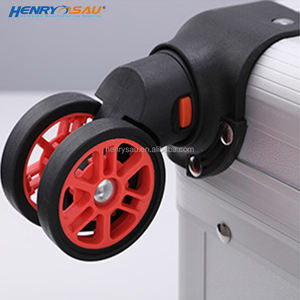 Roulettes de remplacement pour valise, protection de l'environnement, amovibles, pivotantes à 360°, doubles roues, en PVC, silencieuses - Product Image 2