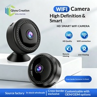 Caméra Wi-Fi HD Gahoda pour usage domestique exclusif, montage magnétique Plug and Play, modèle W12, matériau ABS, connexion directe au point d'accès