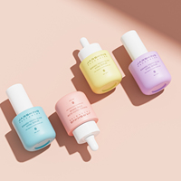 Nouvelle Bouteille compte-gouttes en verre dépoli mat au design original, flacon personnalisé pour sérum ou huile, 30 ml pour huile visage