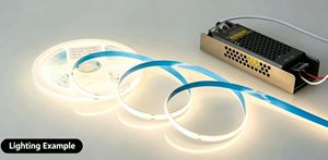 High Quality COB LED Strip Light 320D 8W/M 12V CRI90 - For Hotel Decoration KTV Wedding party - Product Image 6