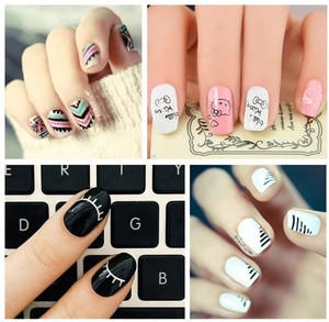 3 Pcs Nylon Nail Art Brush Liner Painting Pen Builder Flat Drawing Manicure Tools UV+LED Curing - Product Image 5