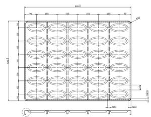 9/10/30/60 moules industrie personnalisé antiadhésif en aluminium acier Croissant plateau <span class=keywords><strong>de</strong></span> cuisson moule à muffins 40*60 <span class=keywords><strong>cm</strong></span> 60*<span class=keywords><strong>80</strong></span> <span class=keywords><strong>cm</strong></span> - Product Image 3