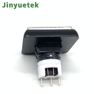 Bouton poussoir d'arcade momentané à retard zéro, éclairé, carré, 49*49mm, prise EU, haute qualité JY, pour machine de <span class=keywords><strong>jeu</strong></span> à monnayeur - Product Image 3