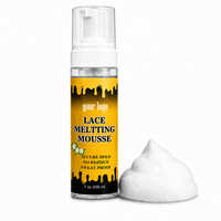 Mousse coiffante extra forte pour perruques, adhésif capillaire sans colle, effet fondant pour la dentelle, marque privée