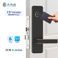Système de serrure de porte d'hôtel avec carte mémoire cloud RFID, serrure intelligente électronique WiFi TTHotel pour porte en aluminium, bois ou acier