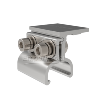 Système de fixation pour panneaux solaires commerciaux AL6005-T5 SUS 304 – Serre-câbles de fixation pour toiture métallique pour une installation facile – Garantie 15 ans