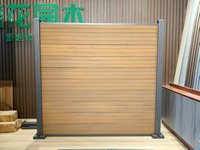 Valla de WPC de Alta Calidad, Paneles de Valla Resistentes para Exteriores, Panel de Valla Anti-UV para Seguridad en el Patio Trasero