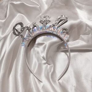 <span class=keywords><strong>Diadema</strong></span> DAMAI para Novia, Fiesta de Despedida de Soltera, Equipo de la Novia, Decoración de Boda, Artículos para Despedida de Soltera, Regalo para Damas de Honor - Product Image 3