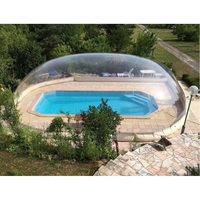 Couverture de piscine gonflable pour piscines hors sol, résistante, été comme hiver