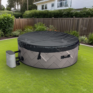 Vente en gros Jacuzzi Spa extérieur économique haute sécurité, baignoire gonflable DWF à ressorts séparés, bain à remous intérieur et portable - Product Image 3