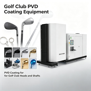 เครื่องเคลือบ PVD สำหรับอุปกรณ์กอล์ฟ สีทอง/โรสโกลด์/ดำ สำหรับหัวไม้กอล์ฟและก้านไม้กอล์ฟ  เครื่องเคลือบไม้กอล์ฟ Decoseries - Product Image 1