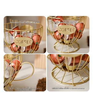 Phong cách Bắc Âu ánh sáng sang trọng Snack và kẹo lưu trữ Giá cà phê cửa hàng bảng hiển thị giá nhà cà phê viên nang lưu trữ giá - Product Image 6