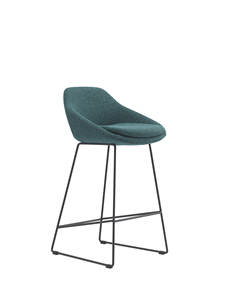 Chaise <span class=keywords><strong>de</strong></span> <span class=keywords><strong>bar</strong></span> à café en tissu à armature métallique <span class=keywords><strong>Tabouret</strong></span> <span class=keywords><strong>de</strong></span> <span class=keywords><strong>bar</strong></span> <span class=keywords><strong>de</strong></span> salle à manger Chaise haute <span class=keywords><strong>de</strong></span> meubles <span class=keywords><strong>de</strong></span> <span class=keywords><strong>bar</strong></span> avec dossier - Product Image 2