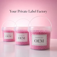 Perles de parfum pour lessive écologiques jetables de 2,3 kg, format commercial, parfum Rose Bush, logo personnalisé, formule OEM