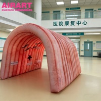 Túnel Inflable Personalizado con Modelo de Colon para Exhibición de Ciencias Médicas