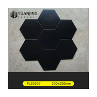 Carreaux de céramique hexagonaux 200x230mm pour salle de bain, cuisine, salon, couleur unie, carreaux muraux, carreaux de sol en porcelaine