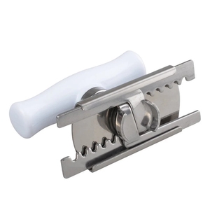 Abrelatas Manual de Acero Inoxidable, Fácil de Usar, Abrelatas en Espiral Ajustable para Tapas de Frascos - Product Image 3