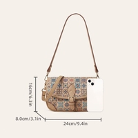 Sac Demi-Lune en Liège de Mode pour Femmes Sac Épaule Dumpling Imprimé Logo Personnalisé