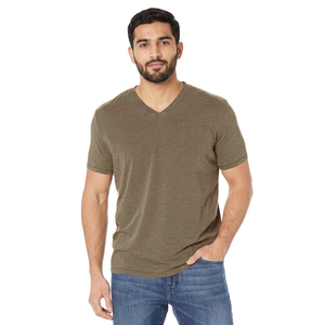 Camisetas de Hombre de Alta Calidad 100% Algodón, Cuello Redondo Personalizado, Manga Corta, Logotipo Frontal Formal, Corte Holgado, Múltiples Colores - Product Image 1