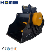 Broyeur à mâchoires hydraulique pour excavatrice, pour le broyage de roche, d'asphalte et de béton