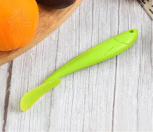 Pp Fruit Use Linear Manual Kitchenware Long Color Plastic Orange Peeler