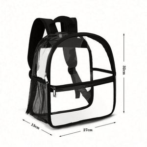 Custom Stylish Women Clear Transparent Pvc <b>Backpack</b> Girl Colorful Transparent Jelly <b>Backpack</b> for <b>Kids</b> - Product Image 2