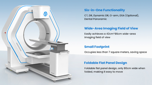 جهاز تصوير مقطعي متعدد الوظائف للحيوانات الأليفة بتصميم وظيفي متفوق وسرعة مسح أسرع ومدى مسح واسع مع ذراع على شكل حرف O - Product Image 2