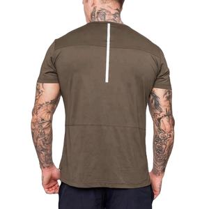 Ropa Deportiva de Alta Calidad, Ropa de Entrenamiento, Ropa Deportiva Personalizada, Ropa de Gimnasio al por Mayor para Hombre, Camisetas de Gimnasio con Bolsillo con Cremallera - Product Image 4