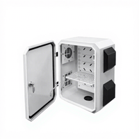 Boîte de distribution électrique extérieure en acier allié fer-aluminium, IP55, revêtement en poudre, ventilation de la poutre arrière, boîte métallique