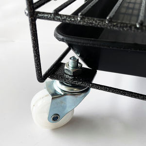 Toptan hayvan kafesleri demir malzeme kedi gelincik hareketli kafesi siyah gri - Product Image 5