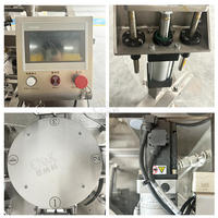 Machine d'emballage rotative miniature automatique électrique à commande PLC pour liquides, poudres, grains de café, produits chimiques et sachets préformés, économique