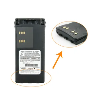 1800mAh Li-Ion Replacement Battery for Motorola Radio HT750 HT1250 GP320 GP328 GP338 HNN9008 HNN9008A HNN9008AR HNN9008H HNN9013