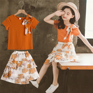 Trajes Anarkali para Niñas, Idea de Regalo, Tela de Algodón Orgánico Certificado de Fábrica, con Modelo de Vestido y Camiseta para Niñas, Estilo Coreano - Product Image 6