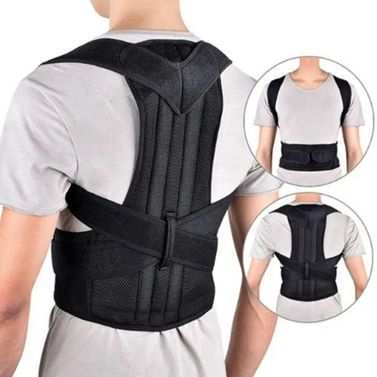 Réglable Confortable Élastique Dos Lisseur Posture Correcteur De Postura Ojeras Bossu Brace Corps Soutien Ceinture