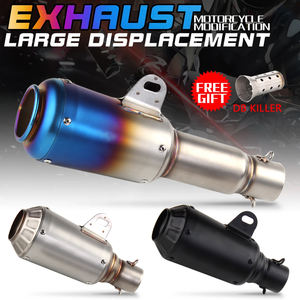 Silenciador de escape Universal para motocicleta de 51MM para Honda <span class=keywords><strong>Kawasaki</strong></span> NINJIA400 Z400 CBR500 CBR650 R3 R15 <span class=keywords><strong>R6</strong></span> S1000RR GSX600R - Product Image 6