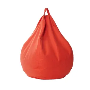 China Fornecedor Personalizado Vermelho Teardrop Beanbags Interior Macio Assento Bean Bag Modern Recliner Bean Bag Cadeira