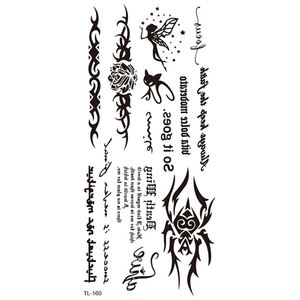 Bxtas-tatouages temporaires café, étiquettes, amour, cœur, battement de lune, chats, ange, Totem, sirène, <span class=keywords><strong>tatouage</strong></span> <span class=keywords><strong>temporaire</strong></span>, TL157 - TL162 - Product Image 4