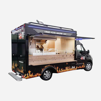 Nouveau design extérieur support Snack camion de nourriture friteuse remorque de nourriture mobile chariot à crêpes boulangerie chariot de nourriture