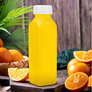 Botella de jugo cuadrada, 16oz, <span class=keywords><strong>500</strong></span> <span class=keywords><strong>ml</strong></span>, <span class=keywords><strong>PET</strong></span>, transparente, vacía, <span class=keywords><strong>500</strong></span> <span class=keywords><strong>ml</strong></span>, de plástico, venta al por mayor - Product Image 2