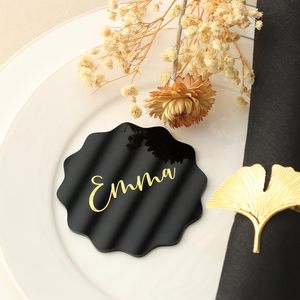 Xách tay rõ ràng Acrylic nơi thẻ Rack hiển thị cho đám cưới bữa ăn tối bên thân thiện với môi hình chữ nhật Bảng đánh bóng perspex - Product Image 2