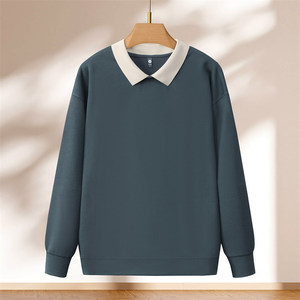 Sudadera Unisex para Trabajo, de Poliéster Grueso, con Cuello y Logotipo Impreso, Uniforme de Trabajo Personalizado - Product Image 4