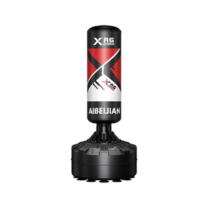 <span class=keywords><strong>Sac</strong></span> <span class=keywords><strong>de</strong></span> frappe sur pied réglable en hauteur, équipement d'entraînement <span class=keywords><strong>de</strong></span> <span class=keywords><strong>boxe</strong></span> avec logo personnalisé, vente chaude - Product Image 4
