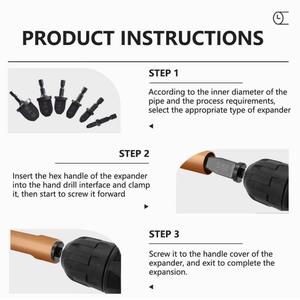 <span class=keywords><strong>Taladro</strong></span> eléctrico personalizado ODM, herramienta de abocardado, uso Industrial, expansor de mango Hexagonal, salida de fábrica, tubos de cobre para <span class=keywords><strong>aire</strong></span> <span class=keywords><strong>acondicionado</strong></span> - Product Image 4