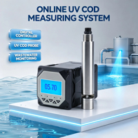 Capteur COD UV254 en ligne avec contrôleur numérique RS485 4-20mA autonettoyant pour eaux usées industrielles