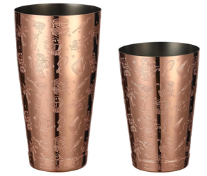 <span class=keywords><strong>Shaker</strong></span> à cocktail Boston personnalisé outils de barman <span class=keywords><strong>shaker</strong></span> en acier inoxydable ensemble personnalisé motif gravé cuivre <span class=keywords><strong>Tiki</strong></span> graphique - Product Image 2