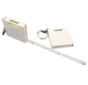 Mini cinta métrica con llavero Nivel 1m 3 pies 1,5 m 5 pies 2M 6 pies cinta métrica recuperable de acero regla pequeña - Product Image 1