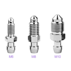 Válvulas de Purga de Aire para Pinzas de Freno/Cilindro Maestro con Acabado Anodizado de Titanio PSSTI, M6 M8 M10 - Product Image 4