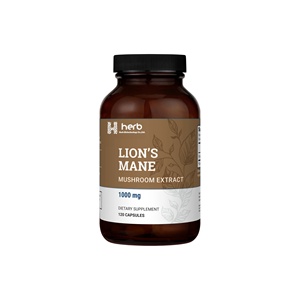 Capsules d'extrait de champignons complexe Lion's Mane Reishi, complément alimentaire naturel, marque privée OEM/ODM - Product Image 1