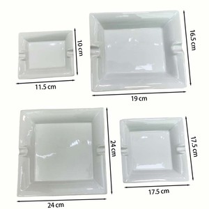 Cendrier en <span class=keywords><strong>céramique</strong></span> personnalisé avec repose-cigares, impression de logo personnalisée, cendrier pour la maison, le bureau, le bar, l'hôtel, boîte cadeau disponible - Product Image 4