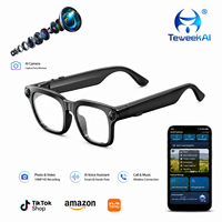 Gafas Inteligentes M08 con IA, Monitor para Selfies, Versión 54, Cámara de 8MP, Grabadora de Video, Transferencia WiFi, Control Táctil, Dispositivo de Llamadas HD